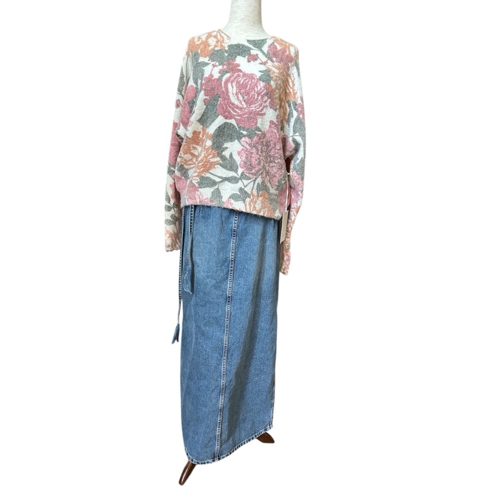 Joie Pastel Floral Women's Sweater, NWT, L